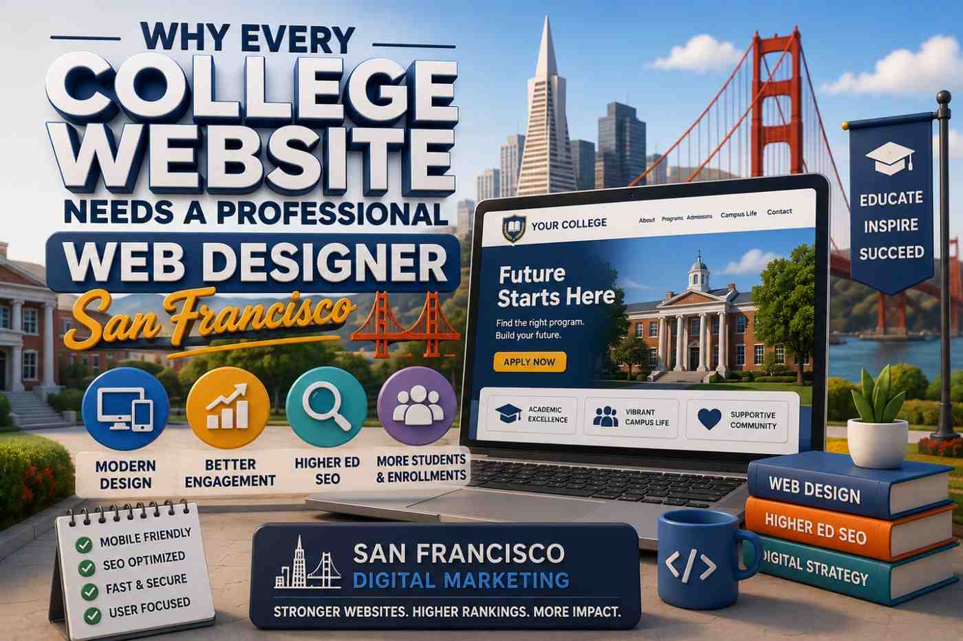 Why Every College Website Needs a Professional Web Designer San Francisco
